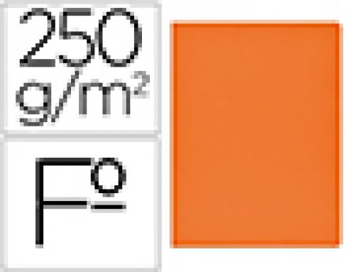 Classificador de cartolina gio simple intenso folio laranja 250g/m2 , Giotto , 155316 , 8427291004432